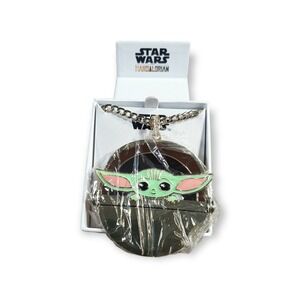 Star Wars The Mandalorian The‎ Child Carriage Gold Tone Necklace